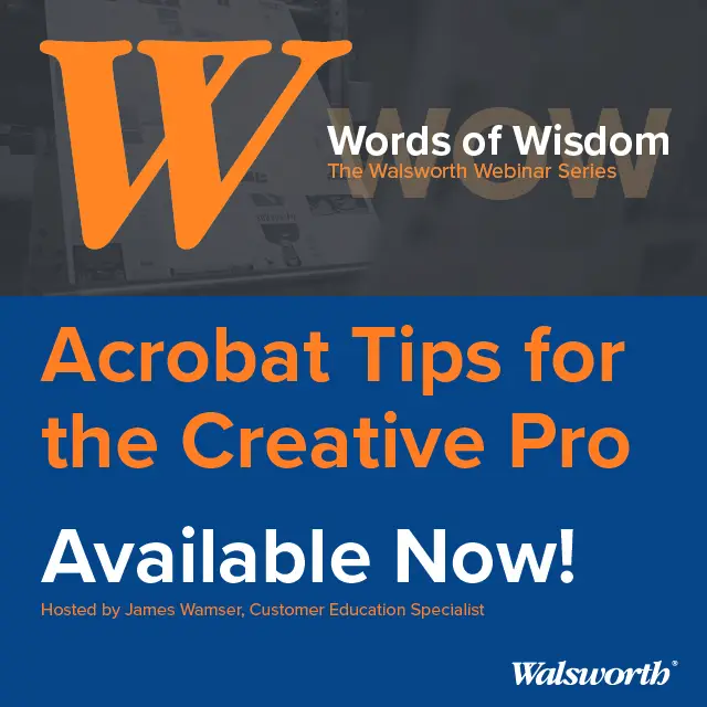 Acrobat Tips for the Creative Pro webinar