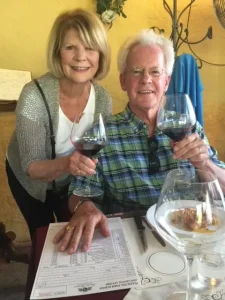 Bruce and his wife Pam
