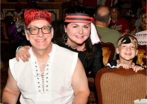 Fun at a pirate themed Halloween party