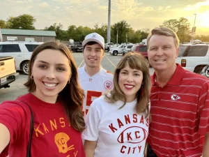 Don and his wife Shea with their son Tripp and daughter Kate