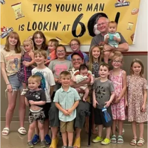 Gary loves spending time with his grandkids.