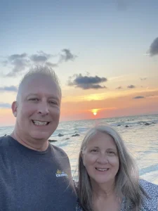 Dan and Patty at Reddington Shores, Florida