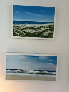 When Mick isn’t working, he loves to paint.