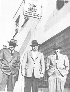Bill, Ed and Don Walsworth, 1950s