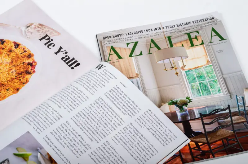 Azalea Magazine Cover and Spread